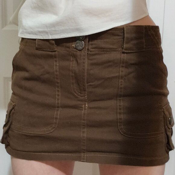 Brown Cargo Skort - Picture 1 of 11